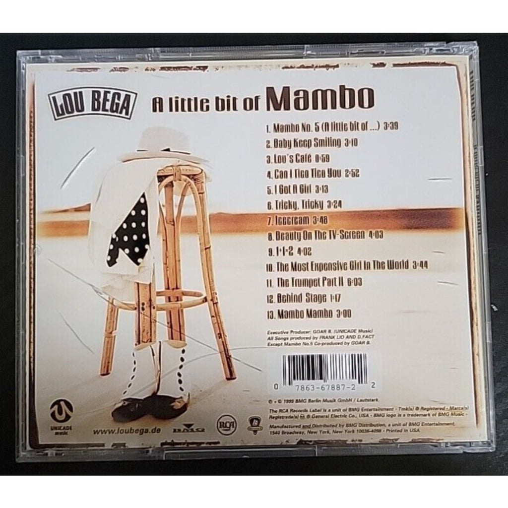 A Little Bit of Mambo by Lou Bega (CD, Aug-1999, RCA)