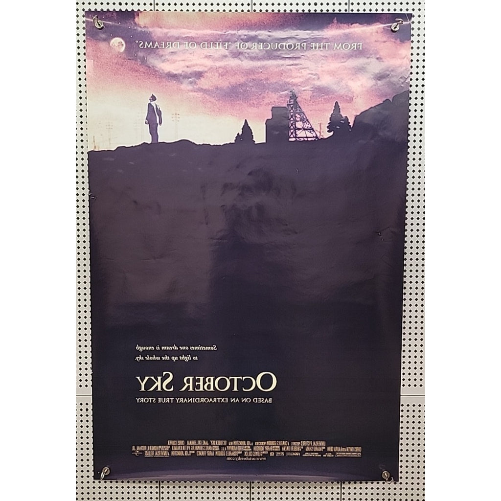 October Sky Movie Poster 27x40 Jake Gyllenhaal Chris Cooper Laura Dern Chris