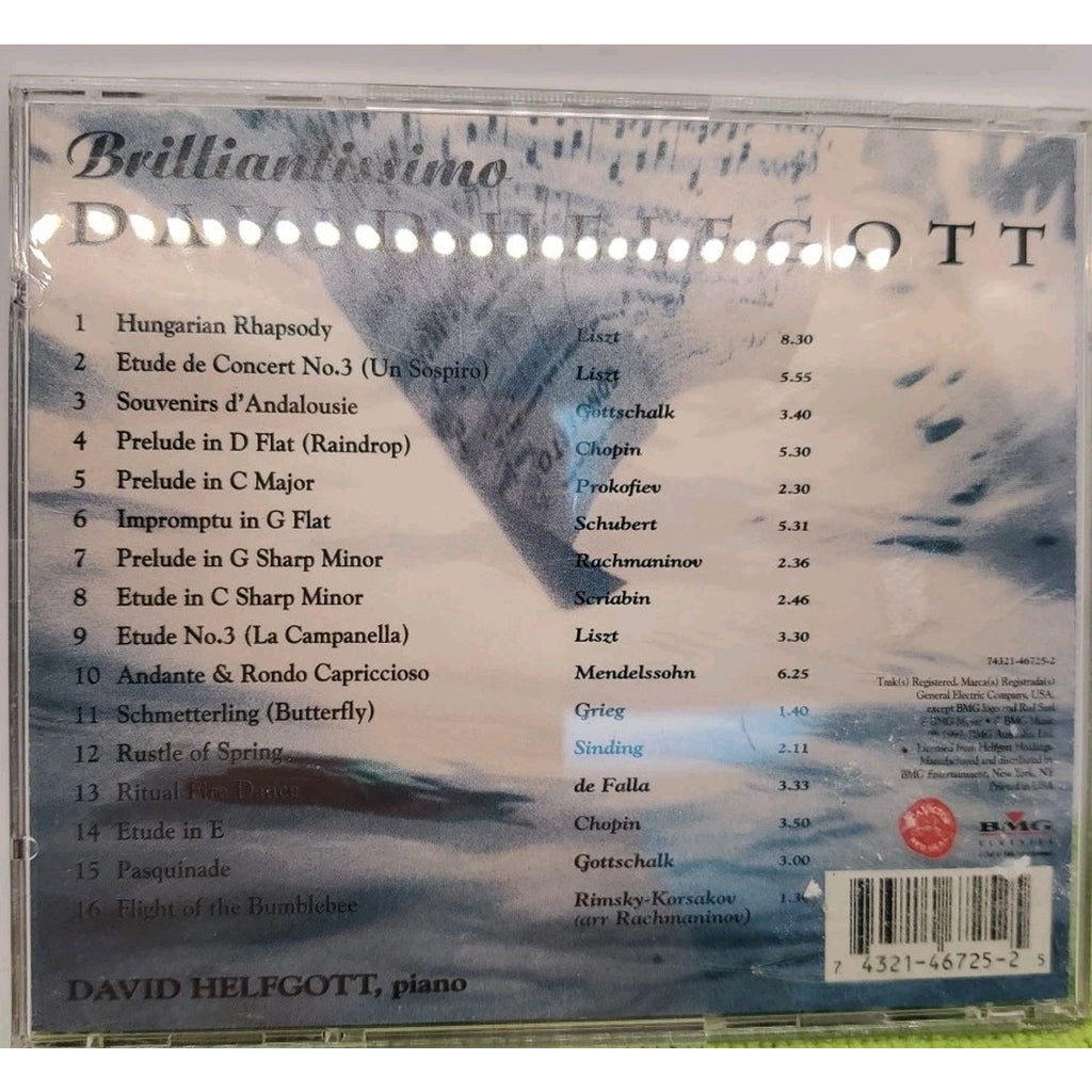 David Helfgott Brilliantissimo (CD) Album