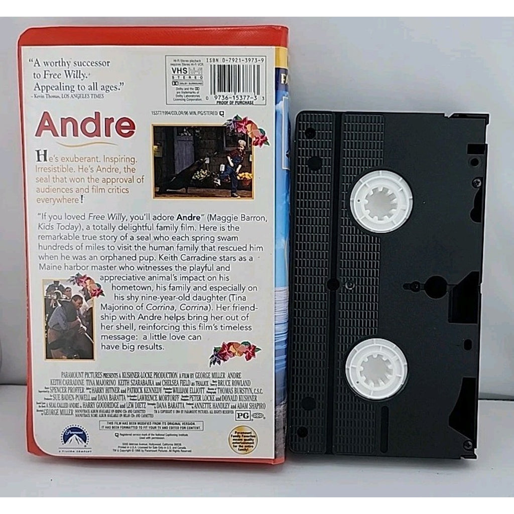Andre (VHS, 1995, Clamshell) *Red Case*