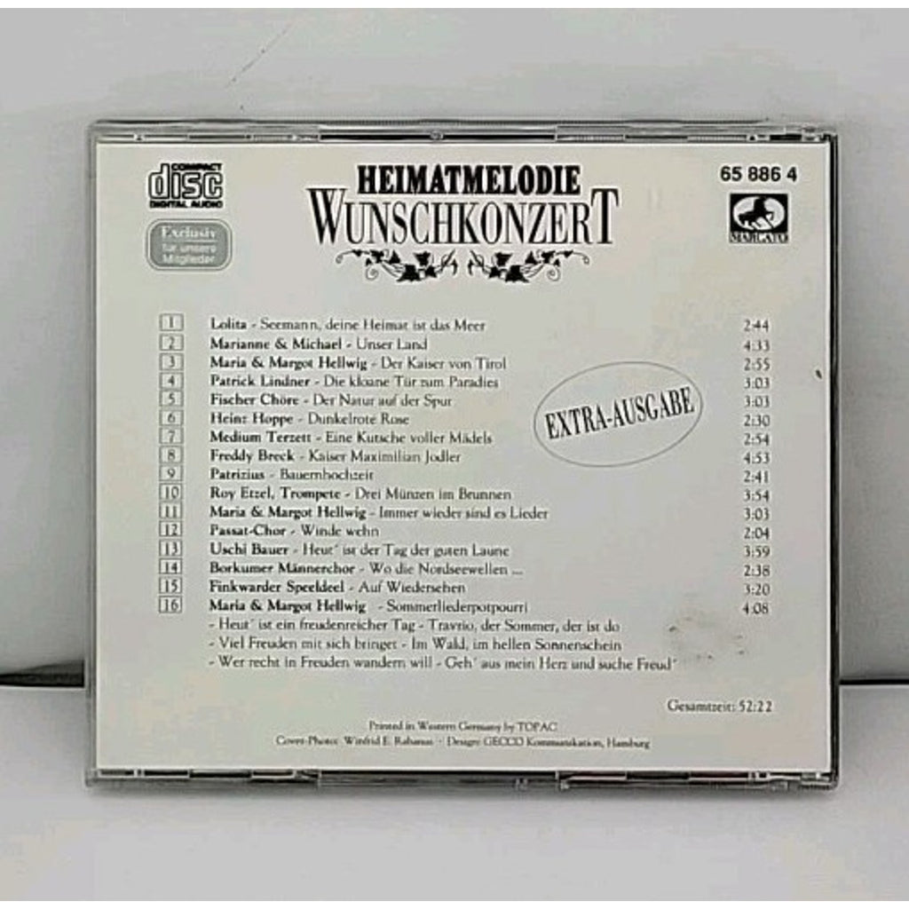Heimatmelodie - Wunschkonzert CD