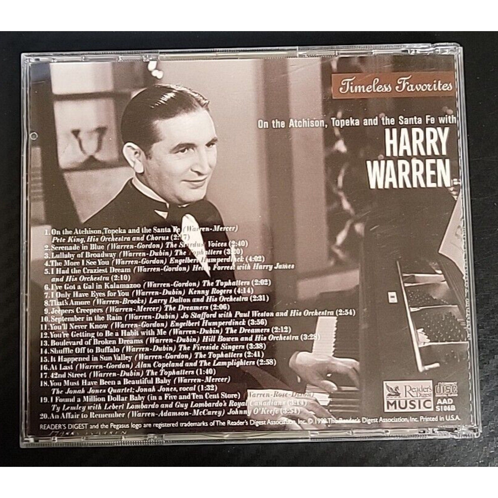 Reader's Digest Music Timeless Favorites - Harry Warren (CD)