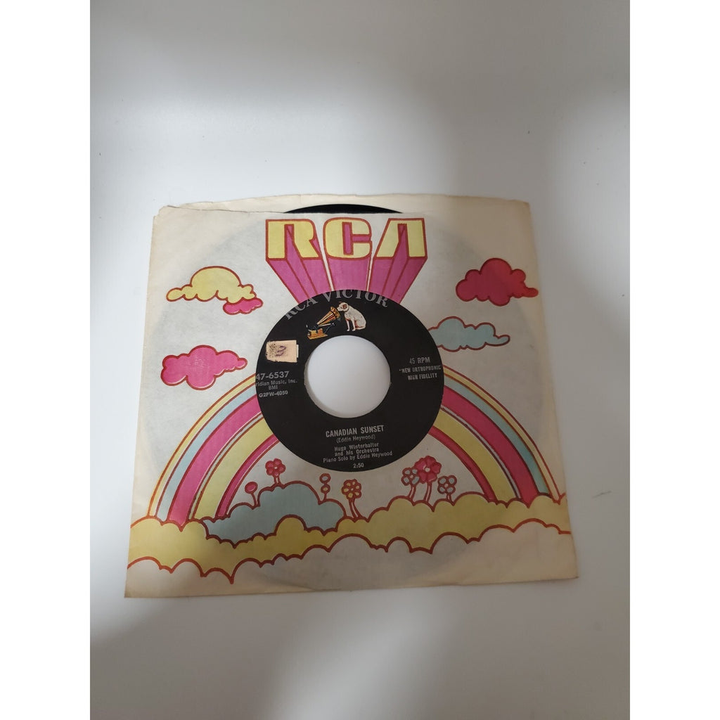 Eddie Heywood - Canadian Sunset/This Real - 45RPM Record - Singles