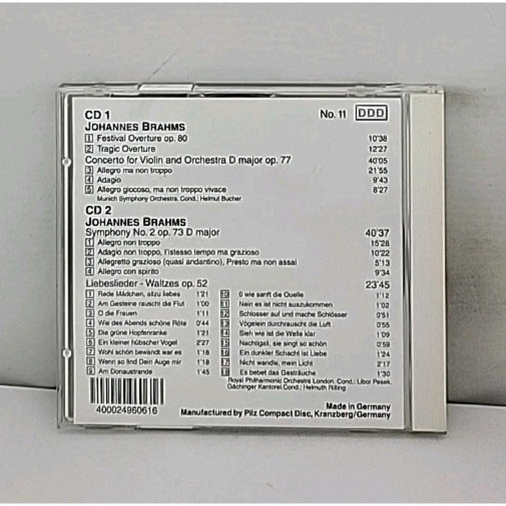 Johannes Brahms (CD 1: Festival Overture op. 80 / Tragic Overture / Concerto...