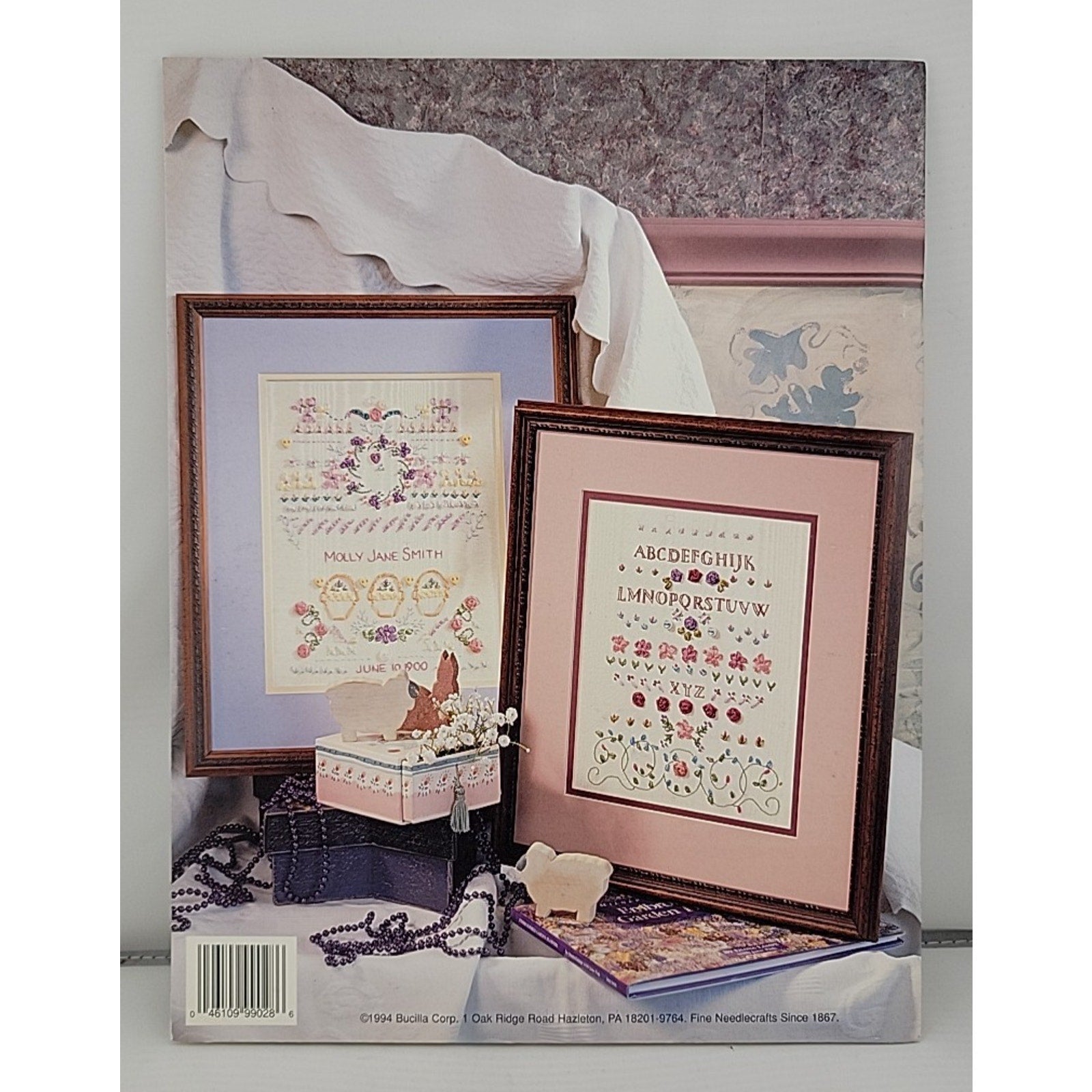 Bucilla Ribbon Embroidery Beginner Basics in 100% Pure Silk Step by Step Booklet