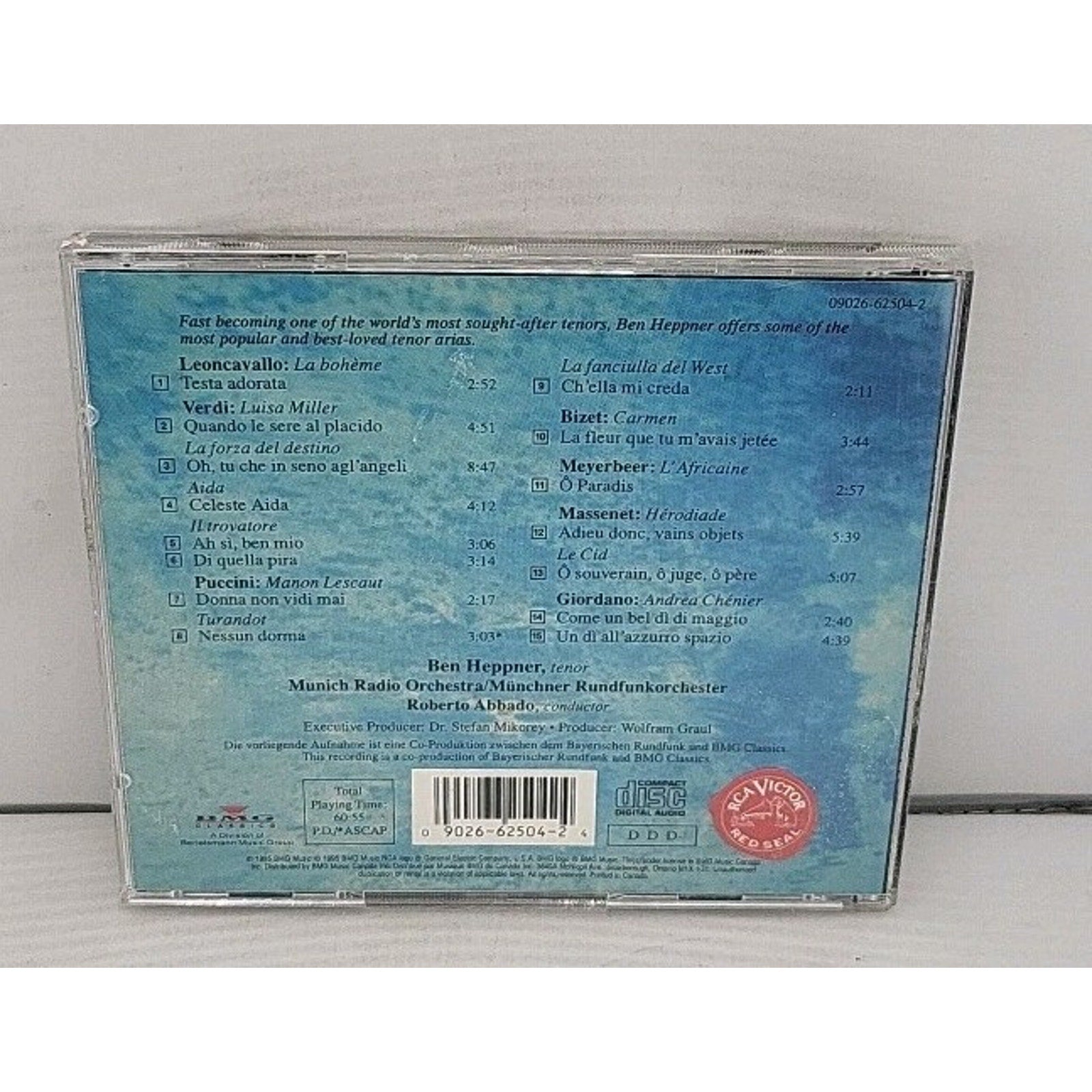 Great Tenor Arias by Ben Heppner (CD, 1995)