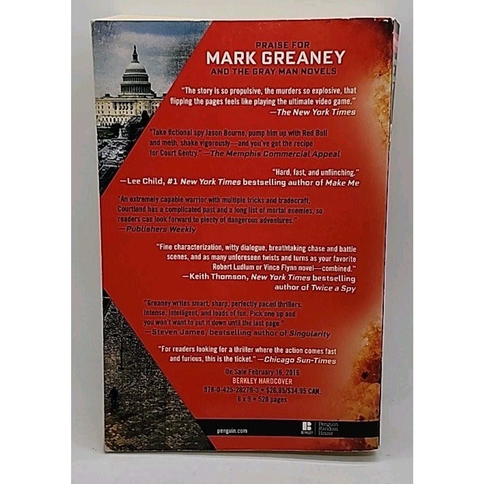 Back Blast Gray Man by Mark Greaney (Paperback)