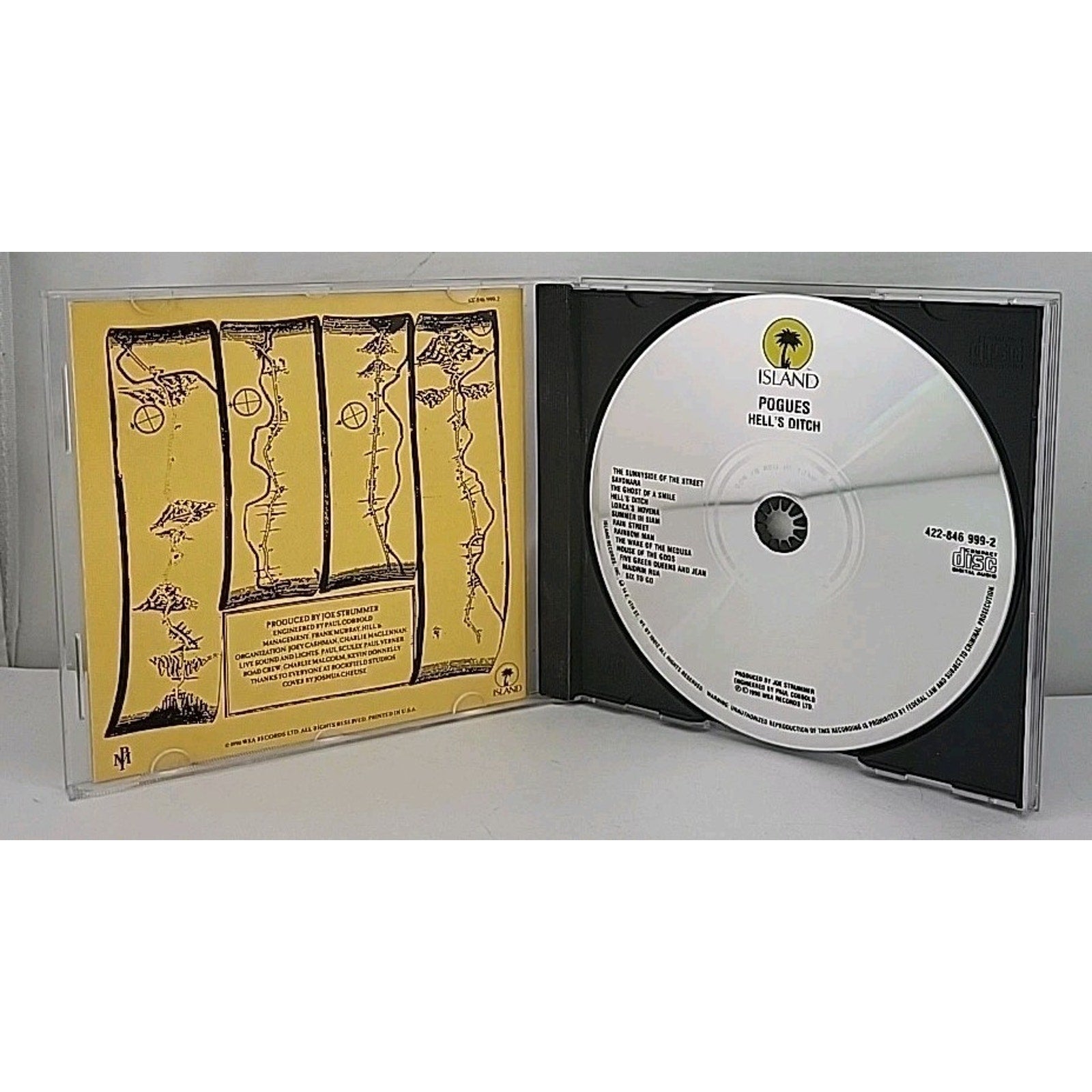 Hell's Ditch by The Pogues (CD, Nov-1990, Island (Label))