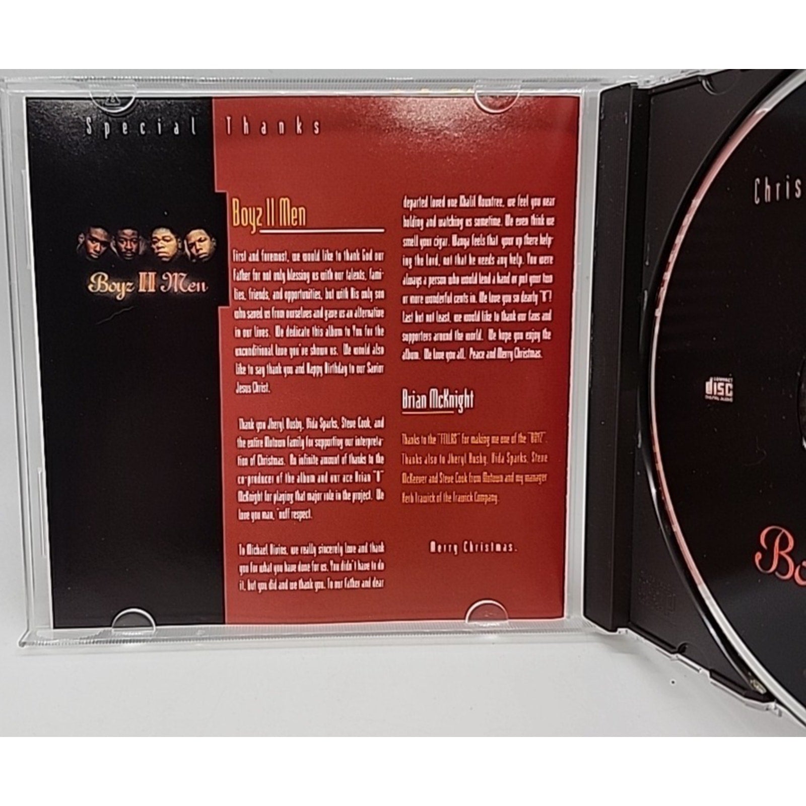 Boyz II Men Christmas Interpretations CD 1993 Motown Holiday Music