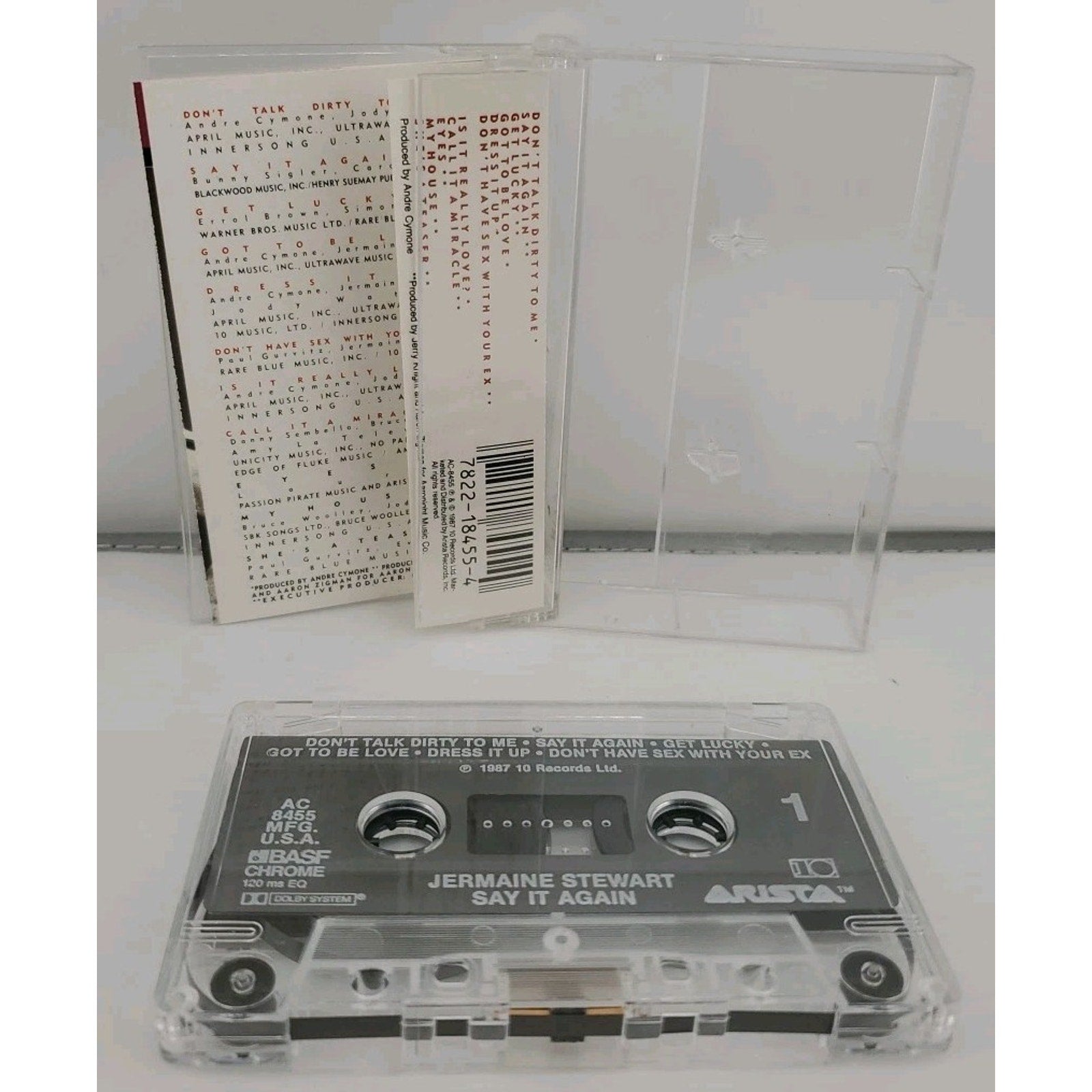 Jermaine Stewart - Say It Again - Cassette