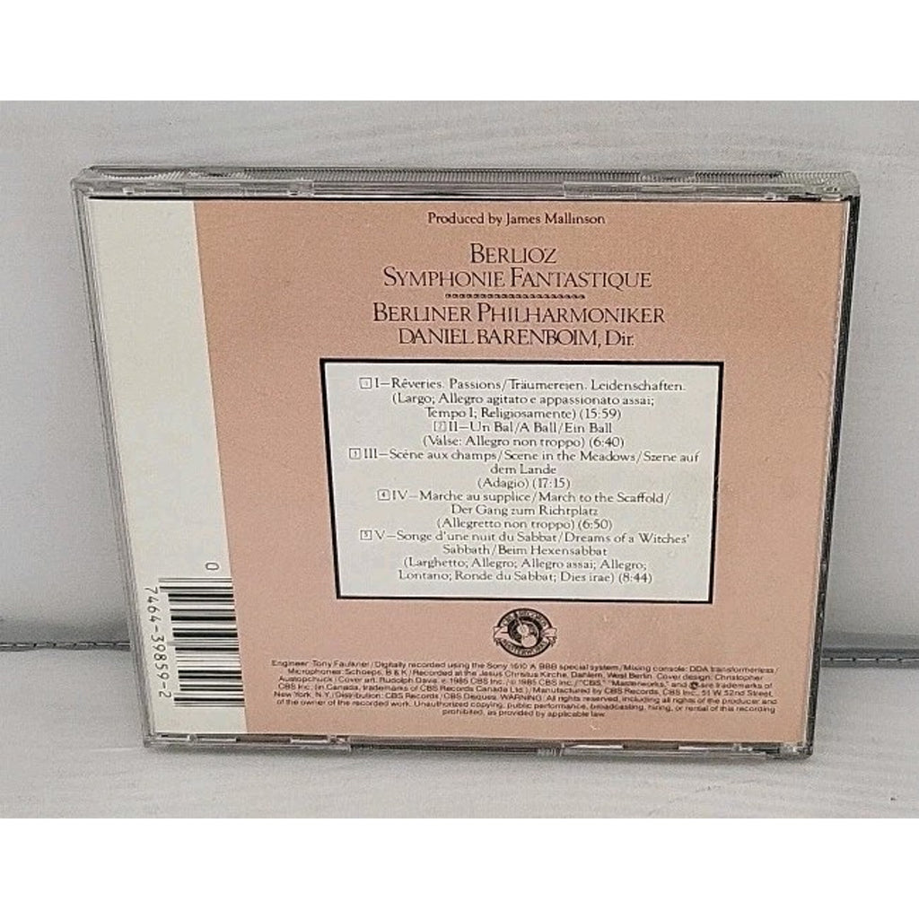 Symphonie Fantastique by Berlioz / Barenboim / Bpo CD