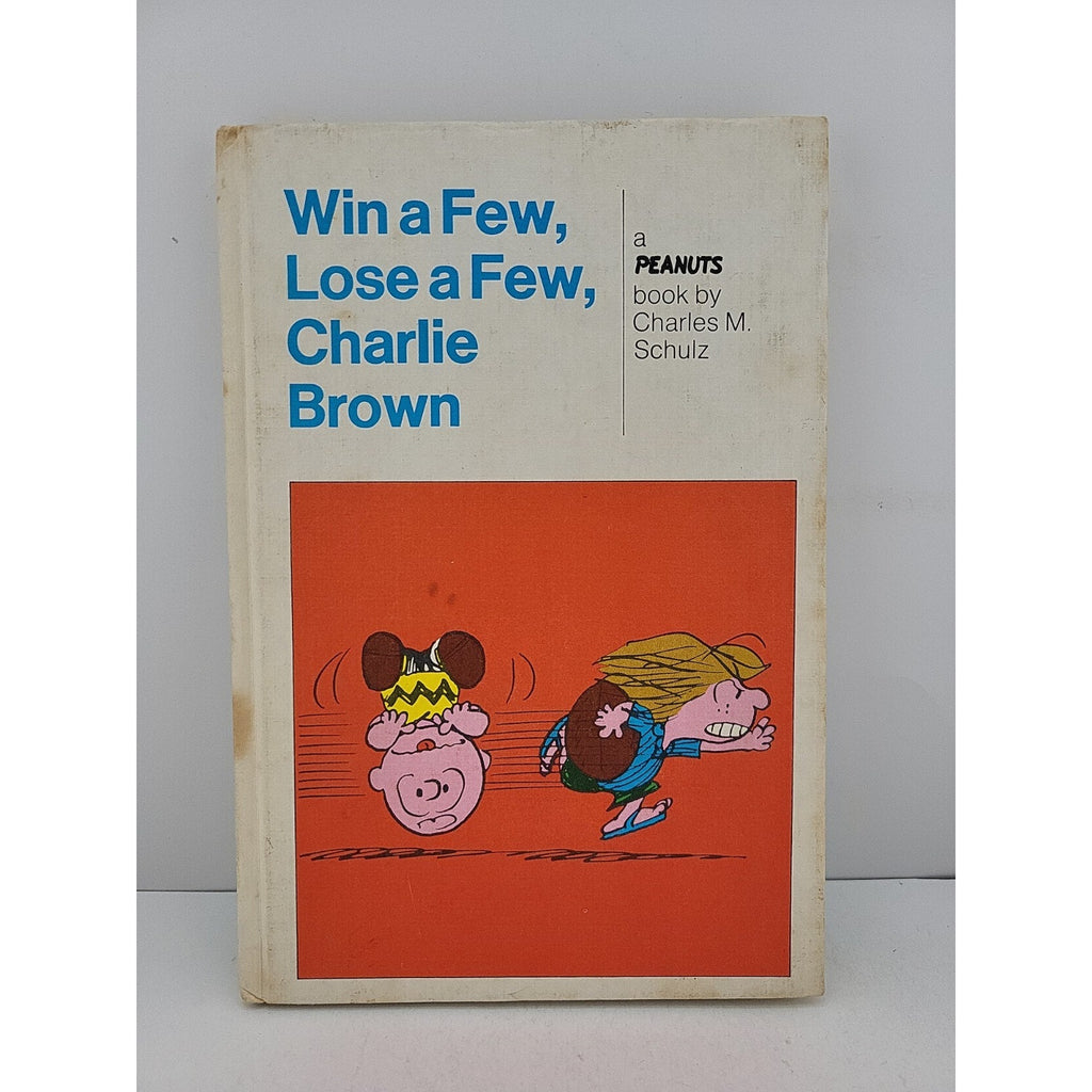 Win a Few, Lose a Few, Charlie Brown Peanuts book Hardcover Charles Schulz 1974