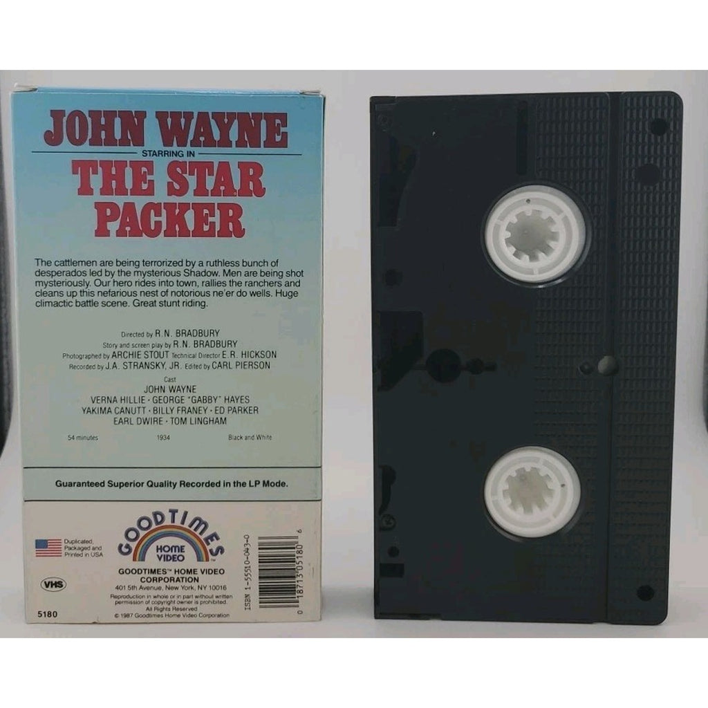 John Wayne The Star Packer (VHS)