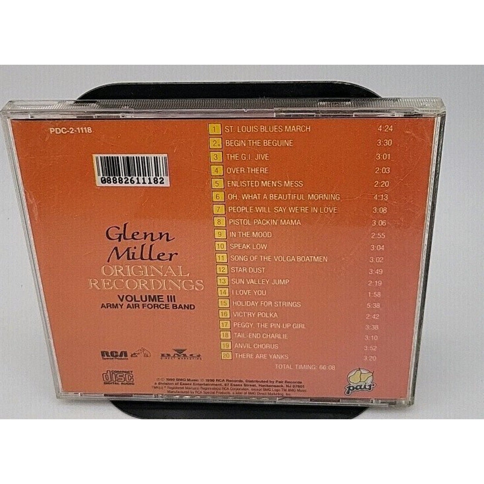 Original Recordings, Vol. 3 by Glenn Miller (CD, Jul-1991, Pair)