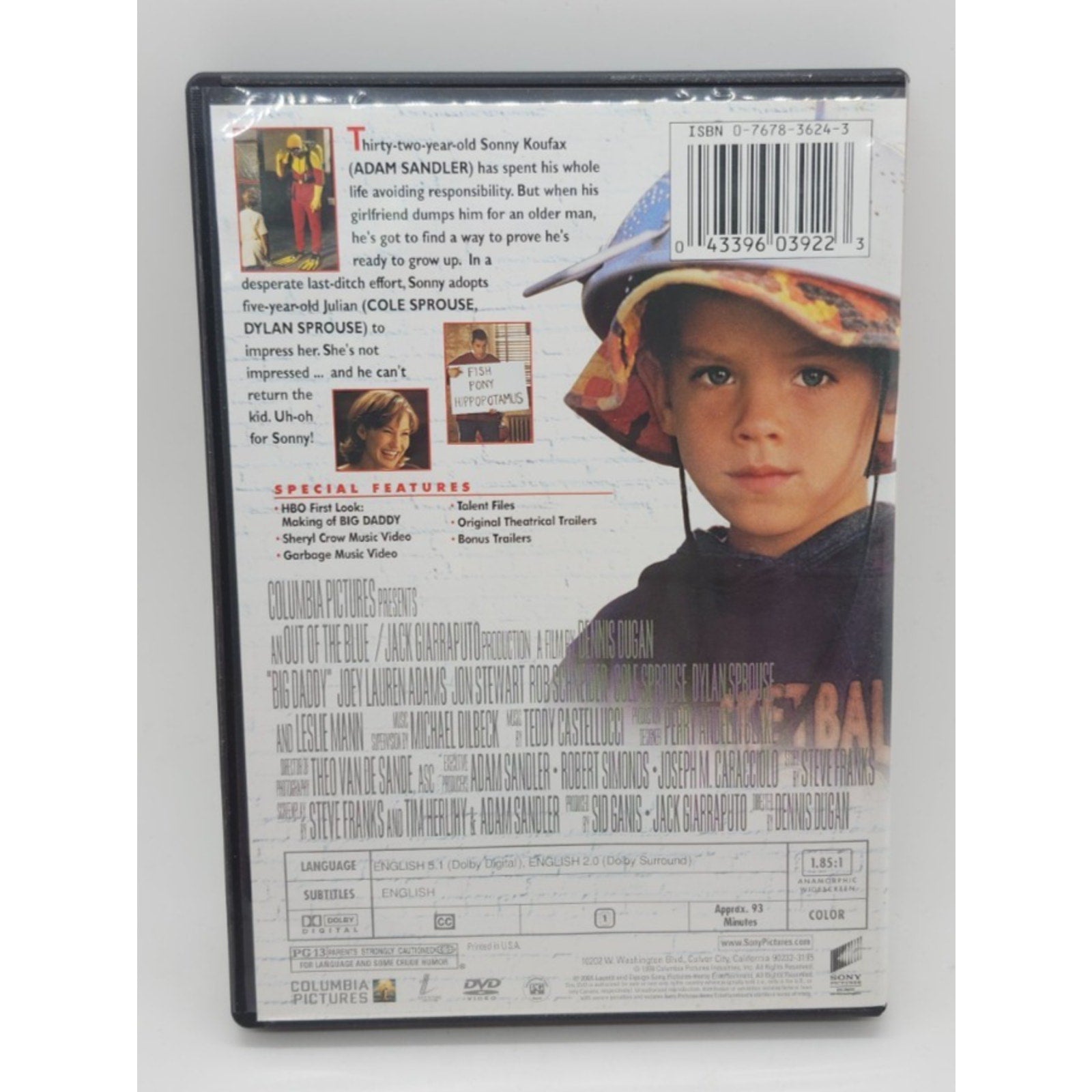 Big Daddy (DVD, 1999)