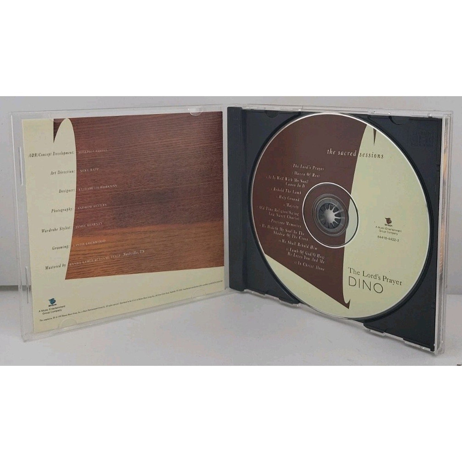 Dino the Lord's Prayer CD Album the Sacred Sessions