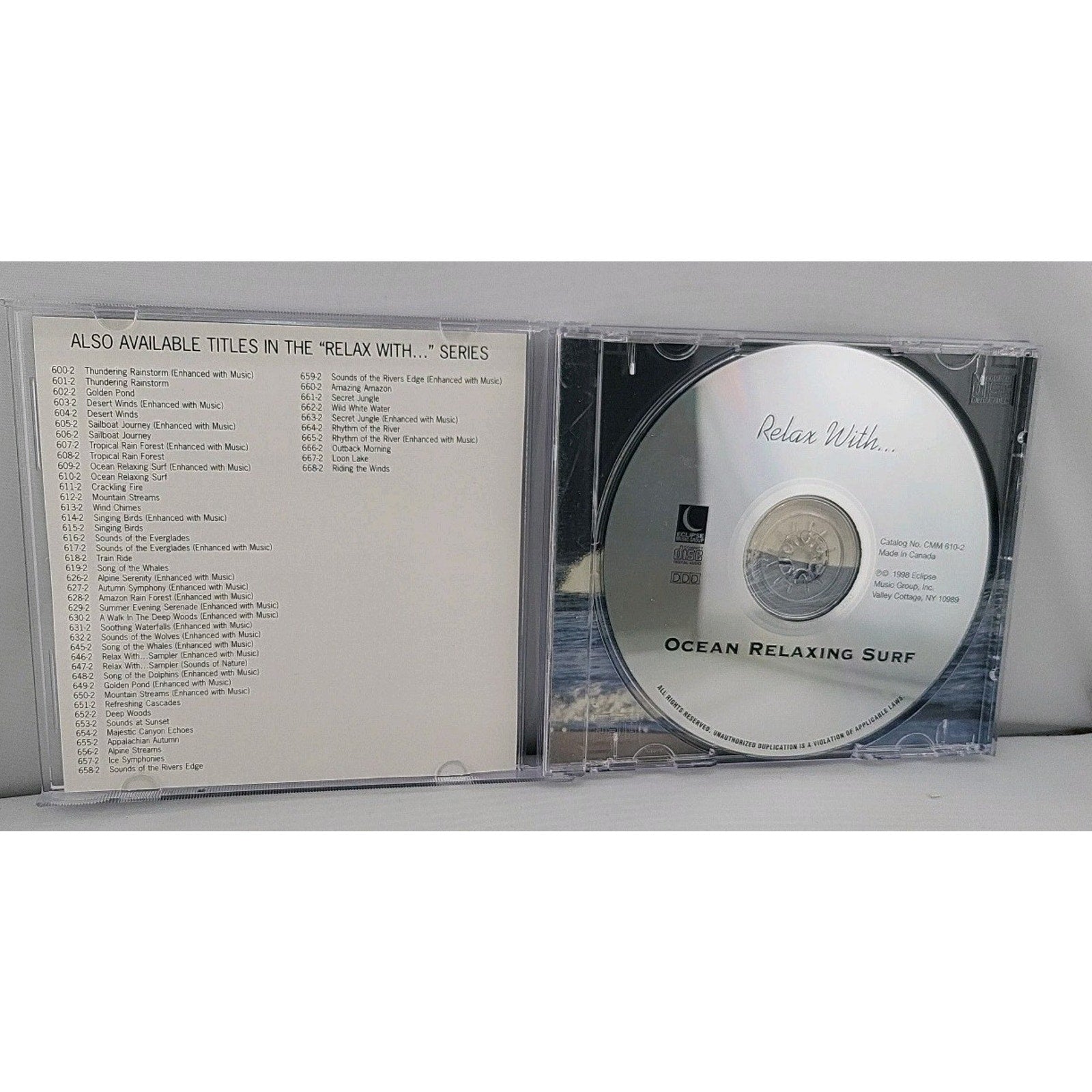 Ocean Relaxing Surf by Various (CD, 1999)