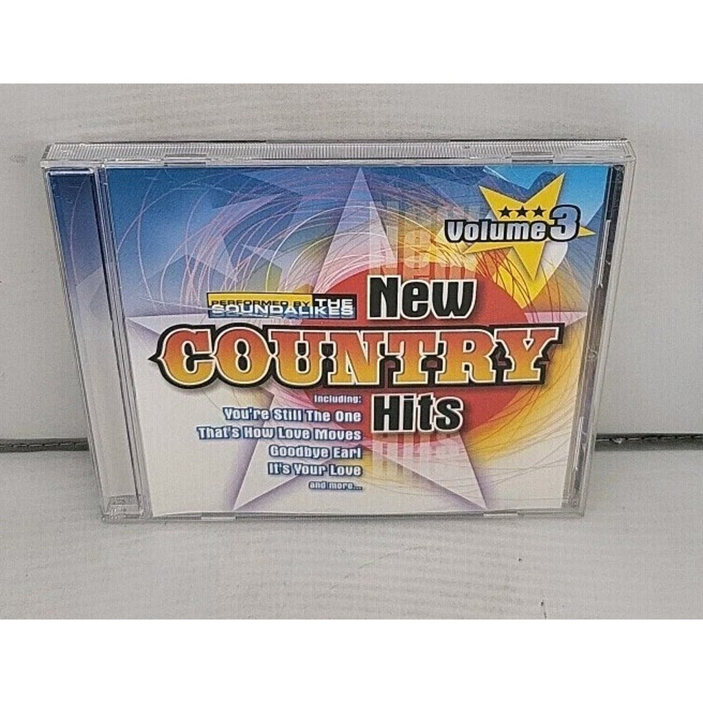 New Country Hits Volume 3 Performed by The Soundlakes CD 2002