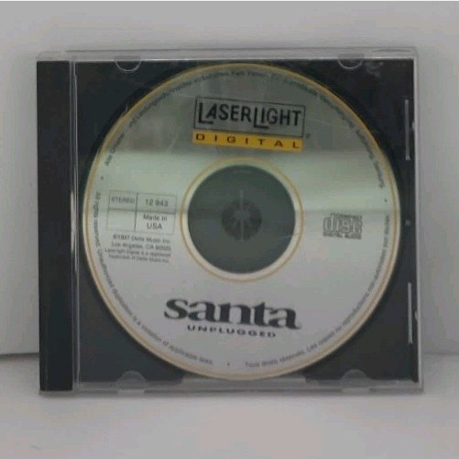 Santa Unplugged by Various Artists (CD, Jul-1997, Laserlight) *Disc Only*
