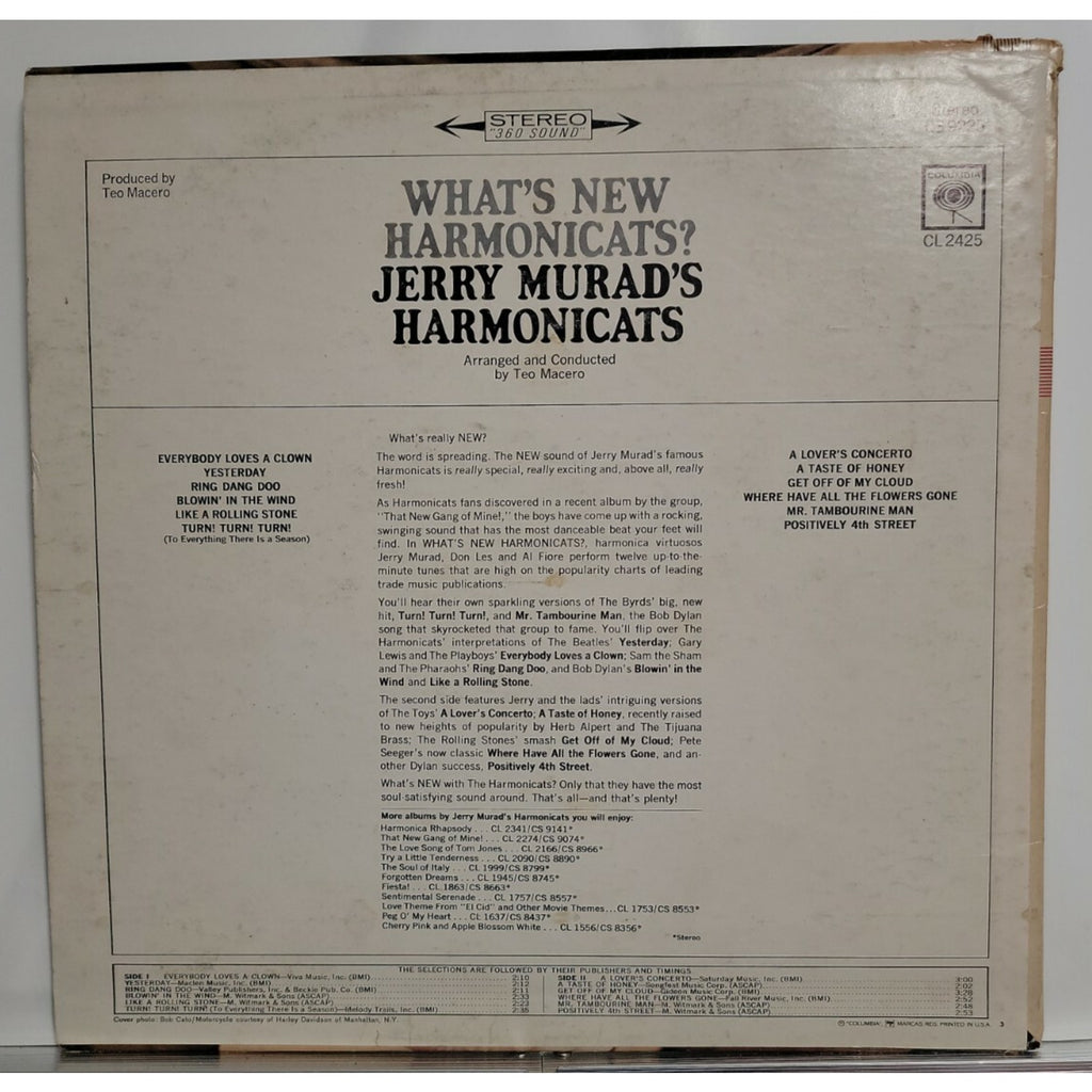Jerry Murad's Harmonicats – What's New Harmonicats? (Vinyl)