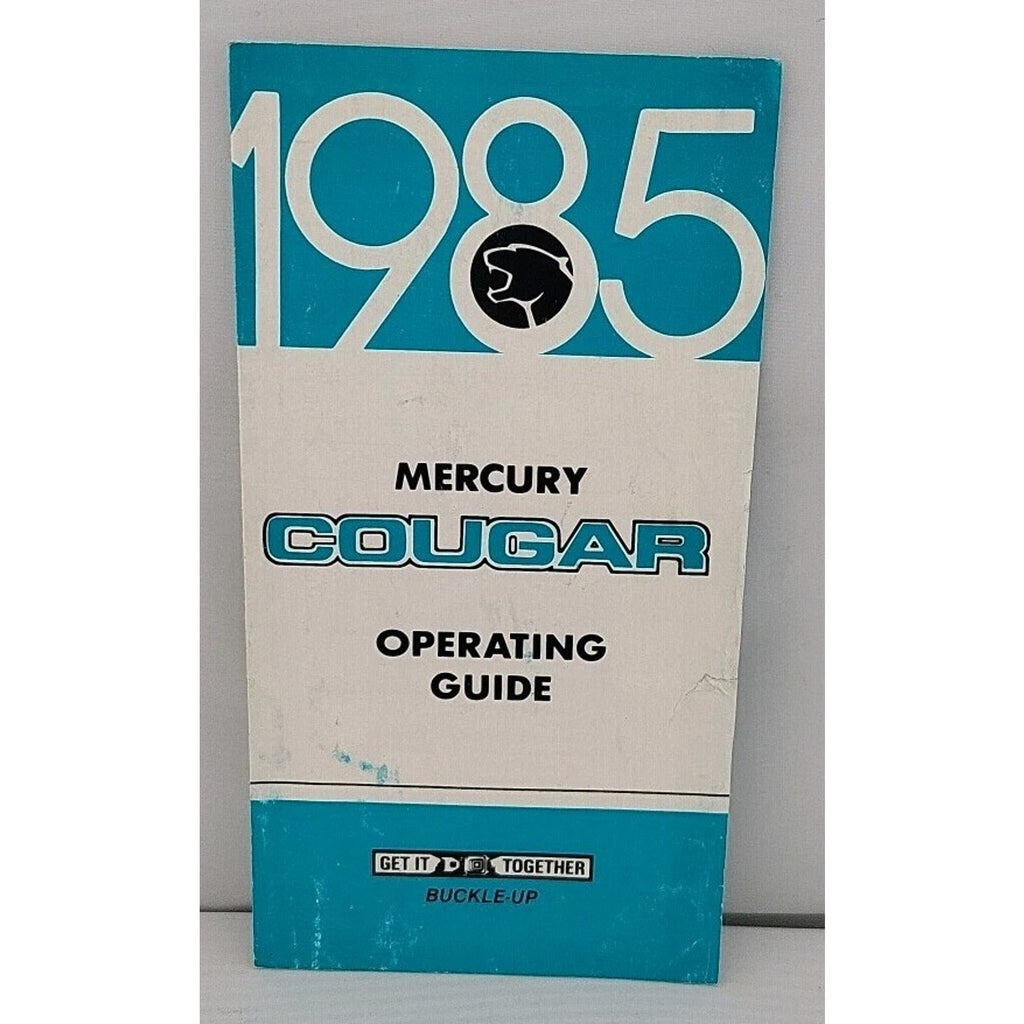 1985 Mercury Cougar Operating Guide