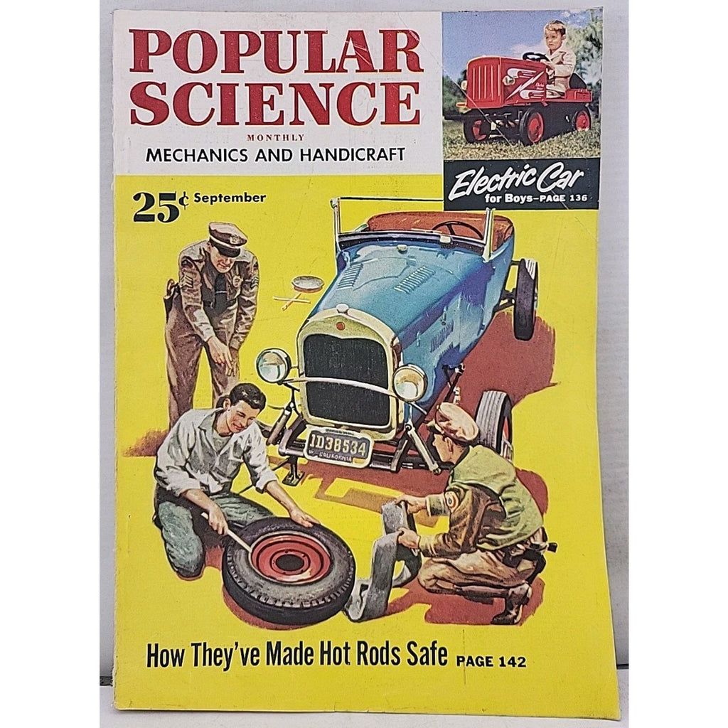 Popular Science Monthly: Mechanics And Handicraft - September 1952 - Vol.161
