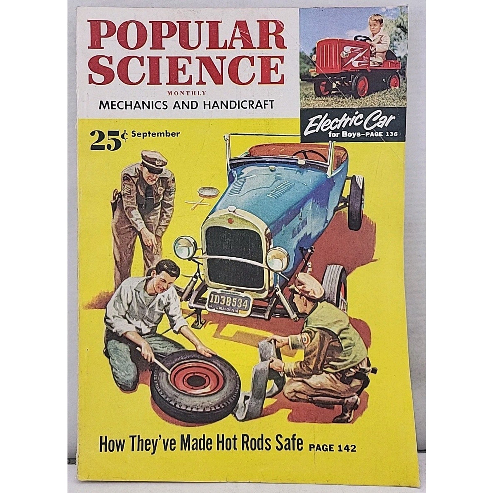 Popular Science Monthly: Mechanics And Handicraft - September 1952 - Vol.161