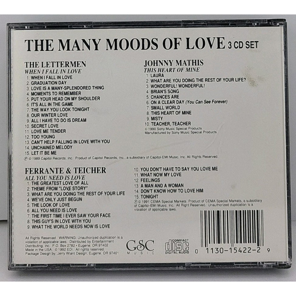 The Many Moods Of Love - Audio CD