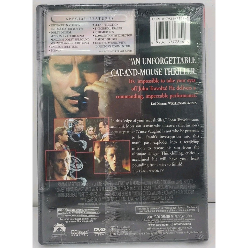 Domestic Disturbance (DVD, 2001) *Brand New*