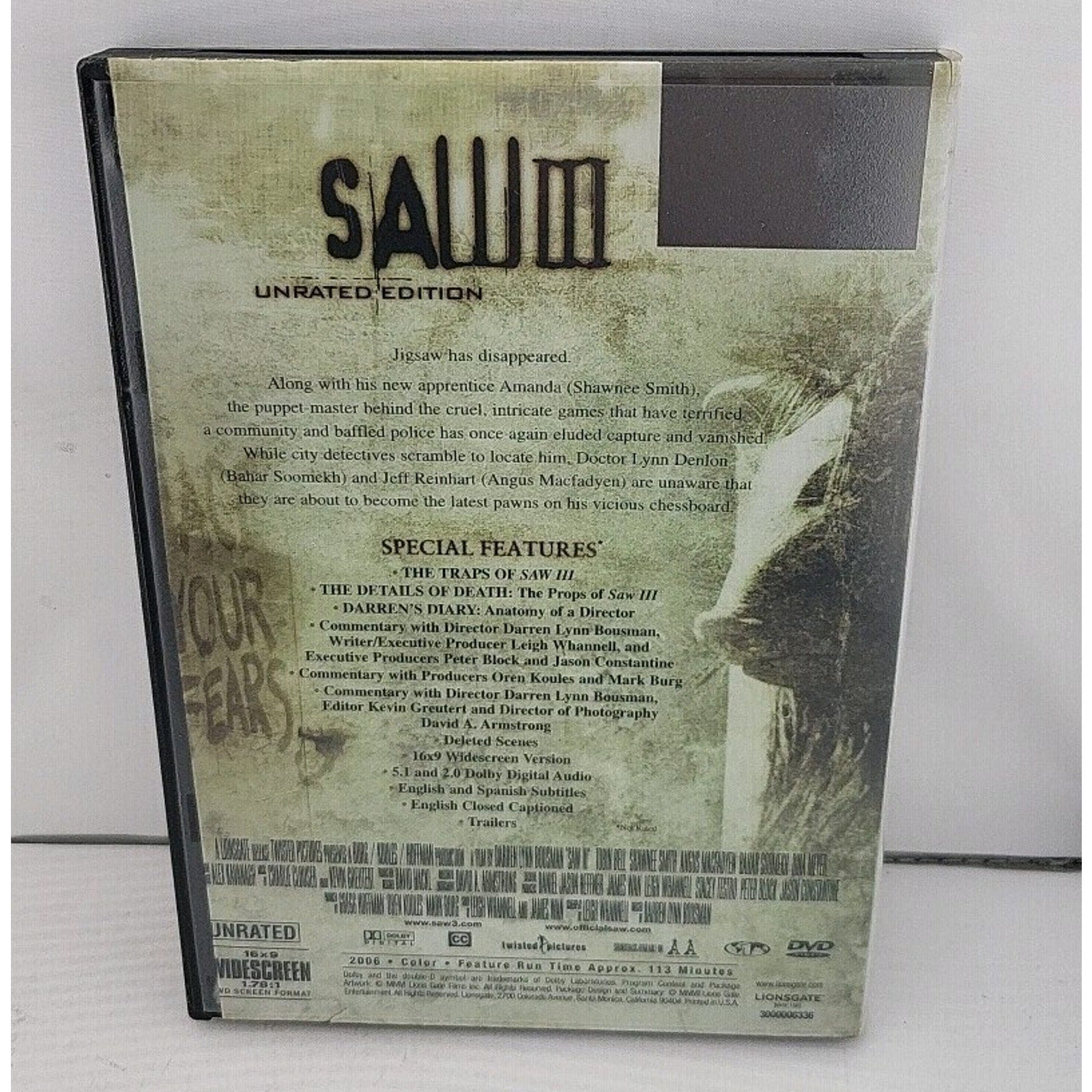 Saw 3 (DVD, 2006)