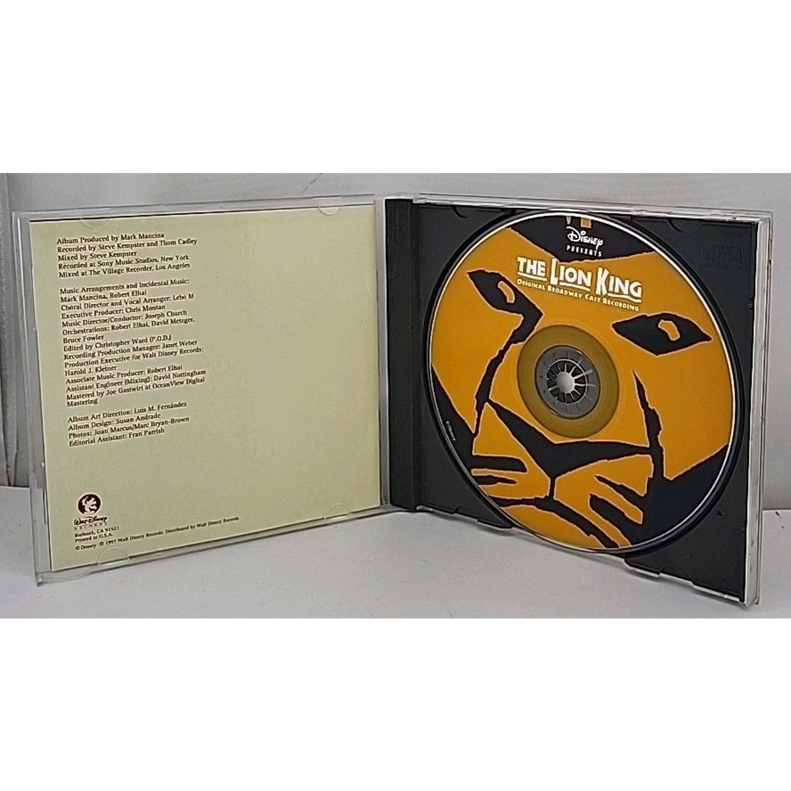 Original Cast by Lion King (CD, 1997)