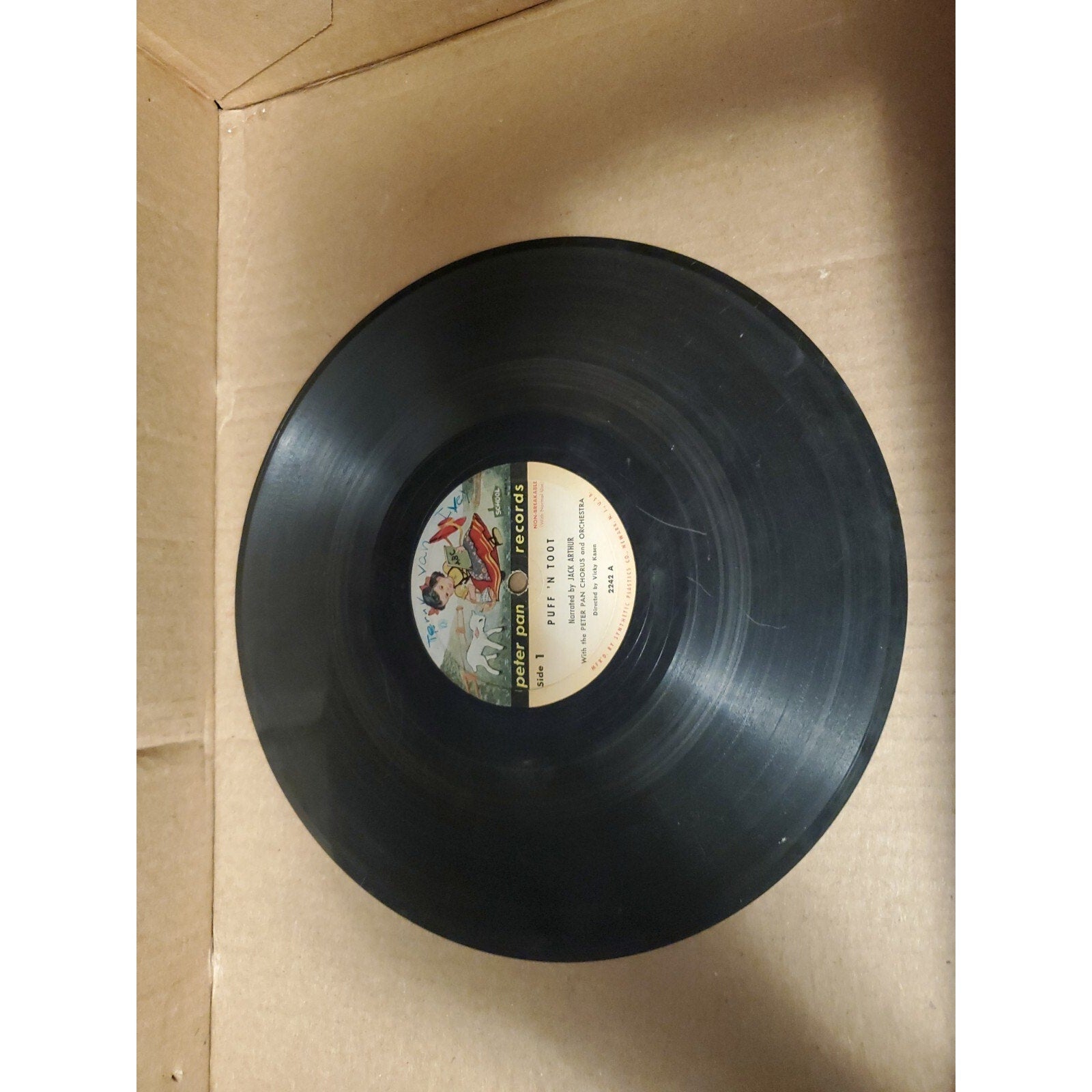 Peter Pan Records - Jack Arthur With Peter Pan Chorus – Puff 'N Toot (78RPM)