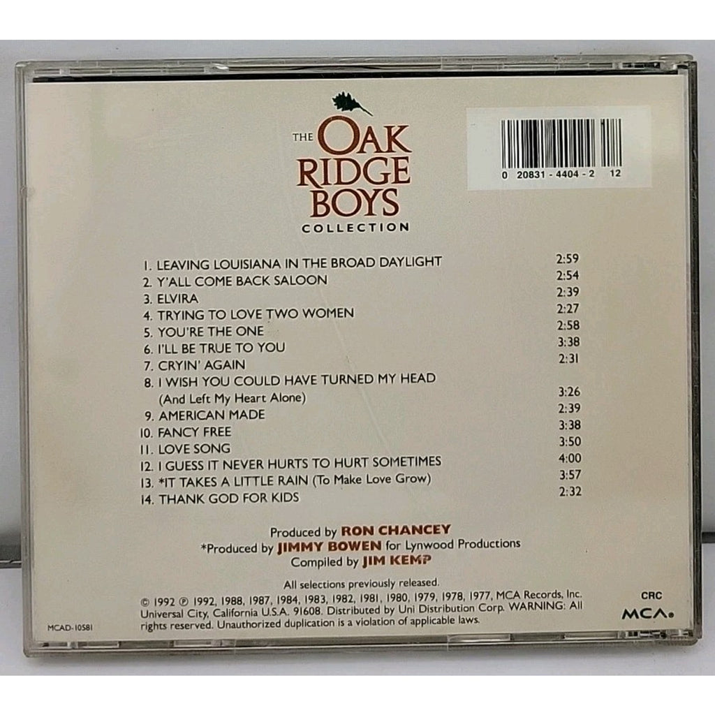 The Collection by The Oak Ridge Boys (CD, Apr-1992, MCA)