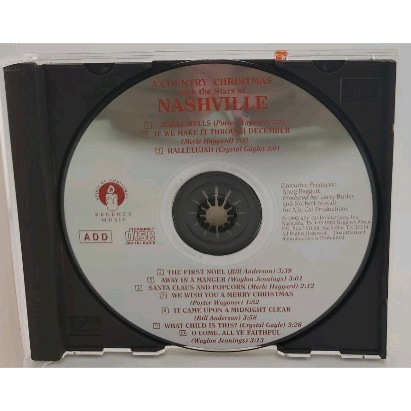 Country Christmas: Stars of Nashville by Various Artists (CD, Jul-1997, Unison)