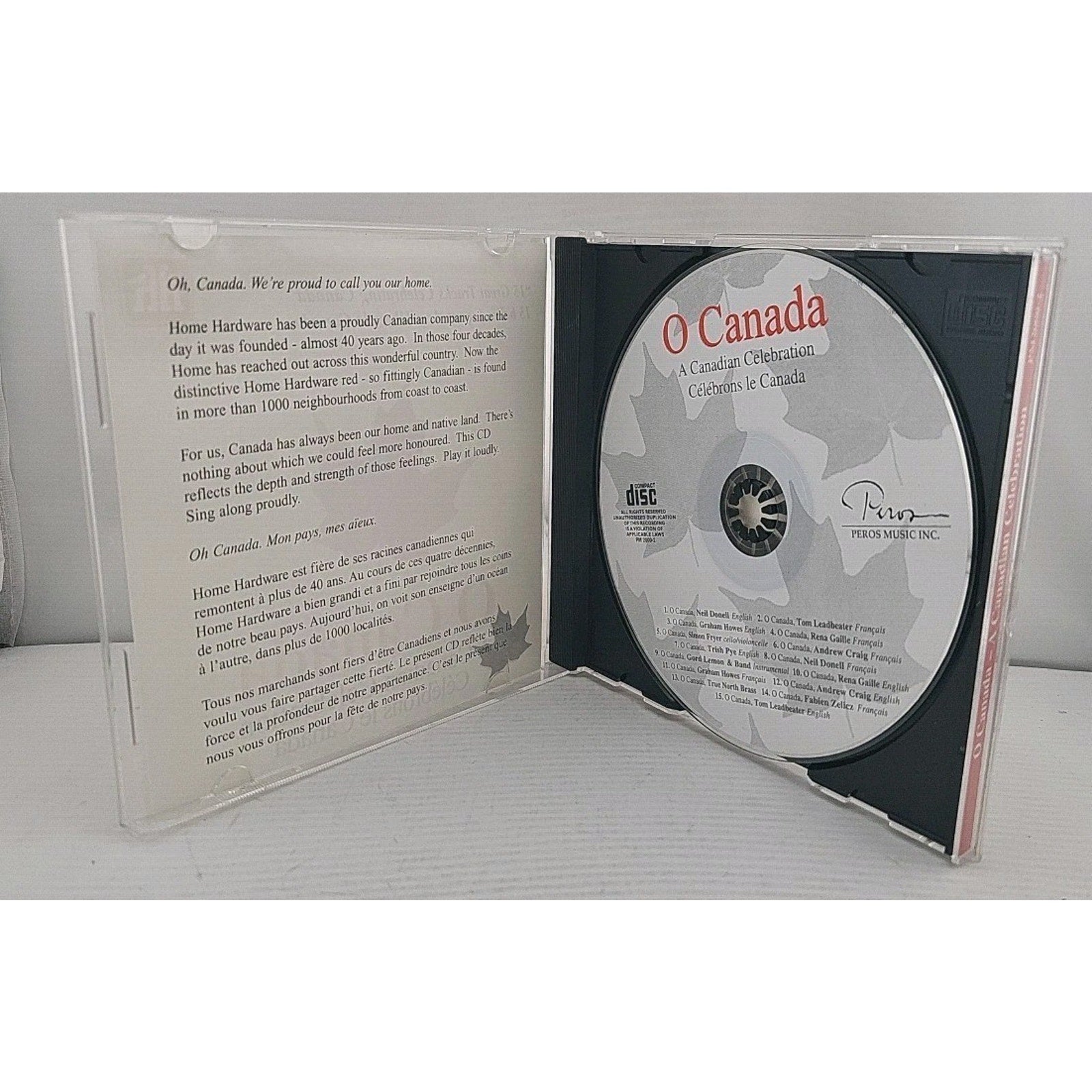 O Canada - A Canadian Celebration: 15 Great Tracks Celebrating Canada - Music CD