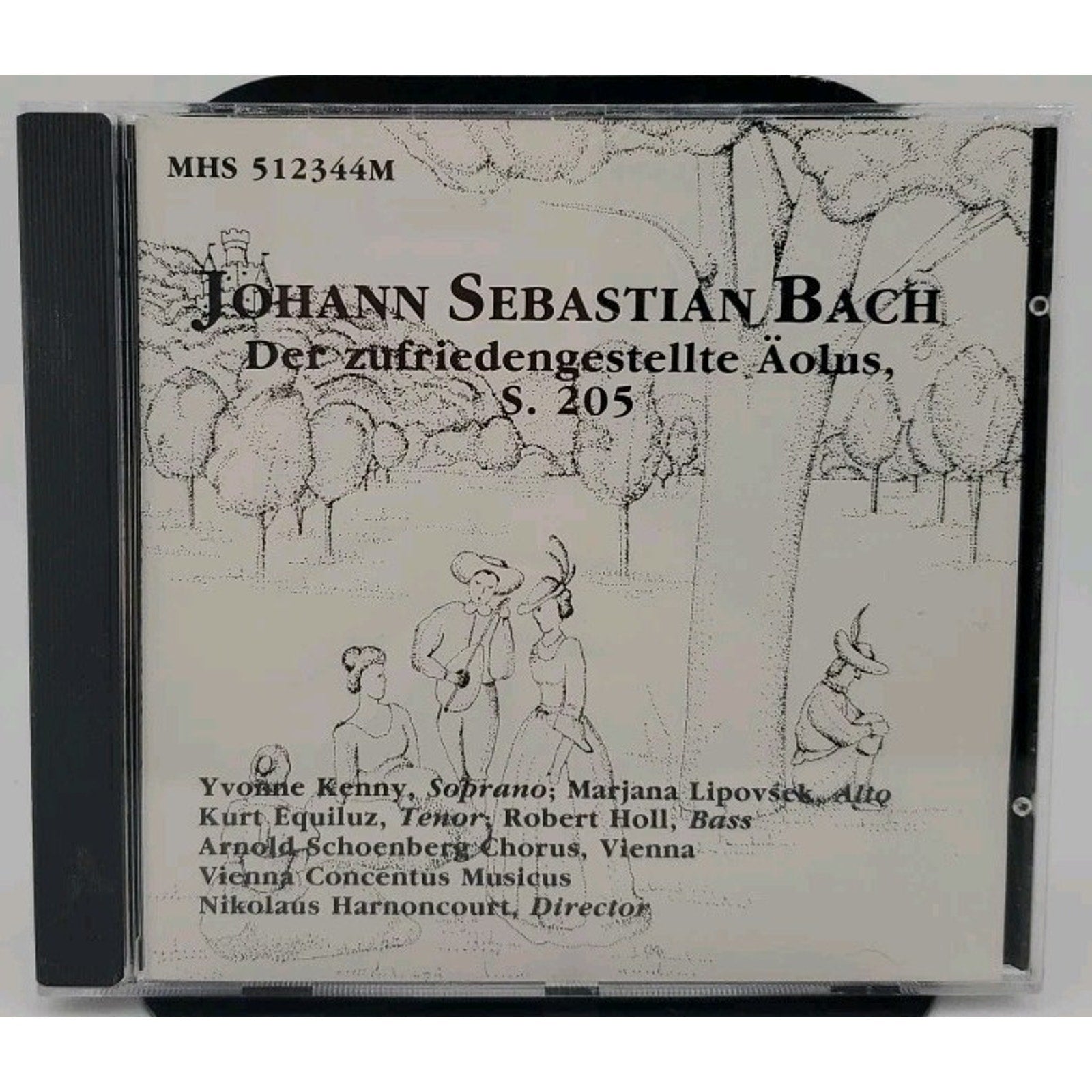 J.S. Bach - Der Zufriedengestellte Aolus, S. 205 CD