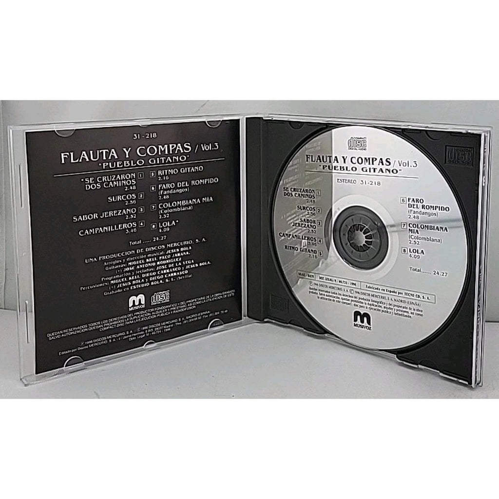Flauta y Compas Pueblo Gitano Vol 3 CD