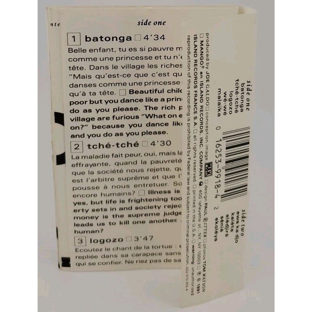 Logozo by Angélique Kidjo (Cassette, 1991, Mango)