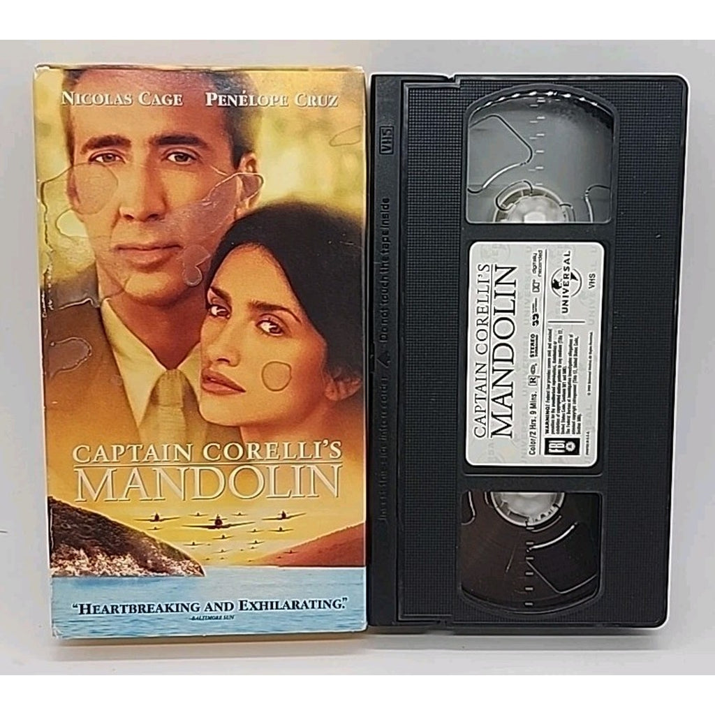 Captain Corellis Mandolin (VHS, 2002)