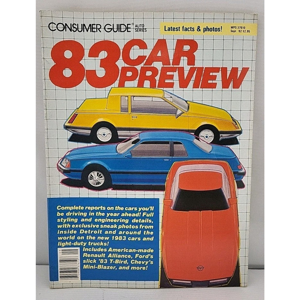 Consumer Guide 83 Car Preview Sept 82
