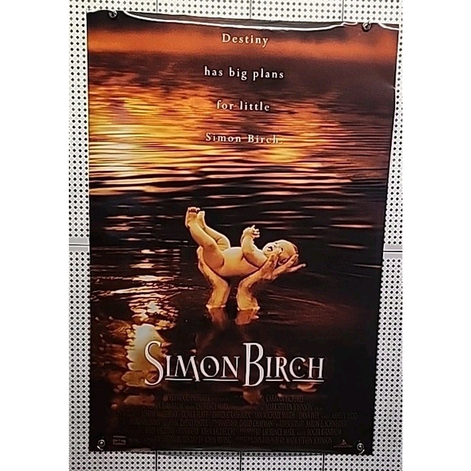 Simon Birch Original Double Sided DS 27x40 Movie Poster Ashley Judd Jim Carrey