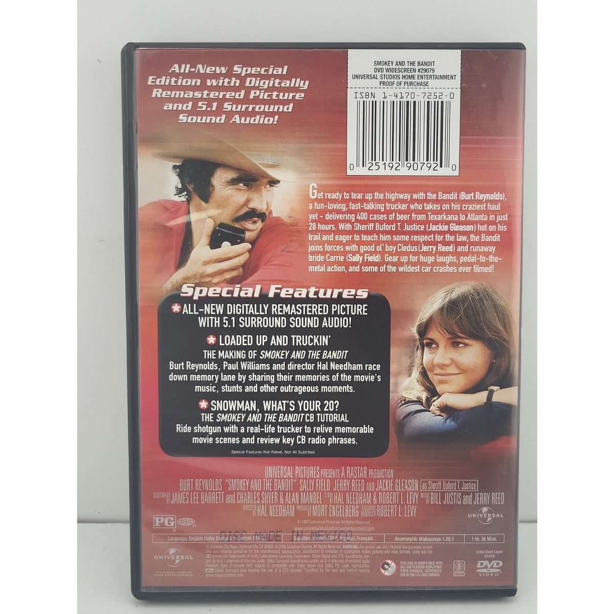 Smokey and the Bandit (DVD, 2006, Special Edition)