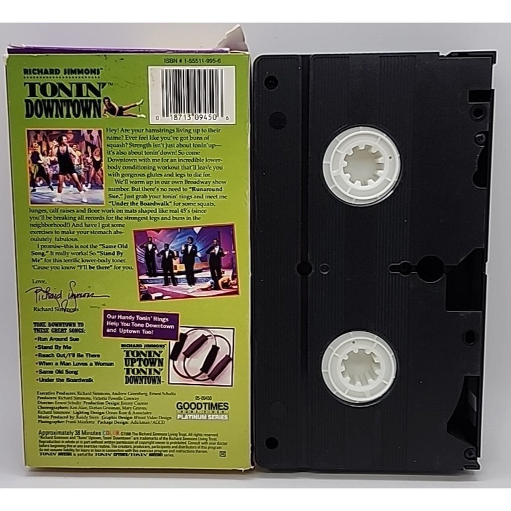 Richard Simmons Tonin' Downtown (VHS, 1996)