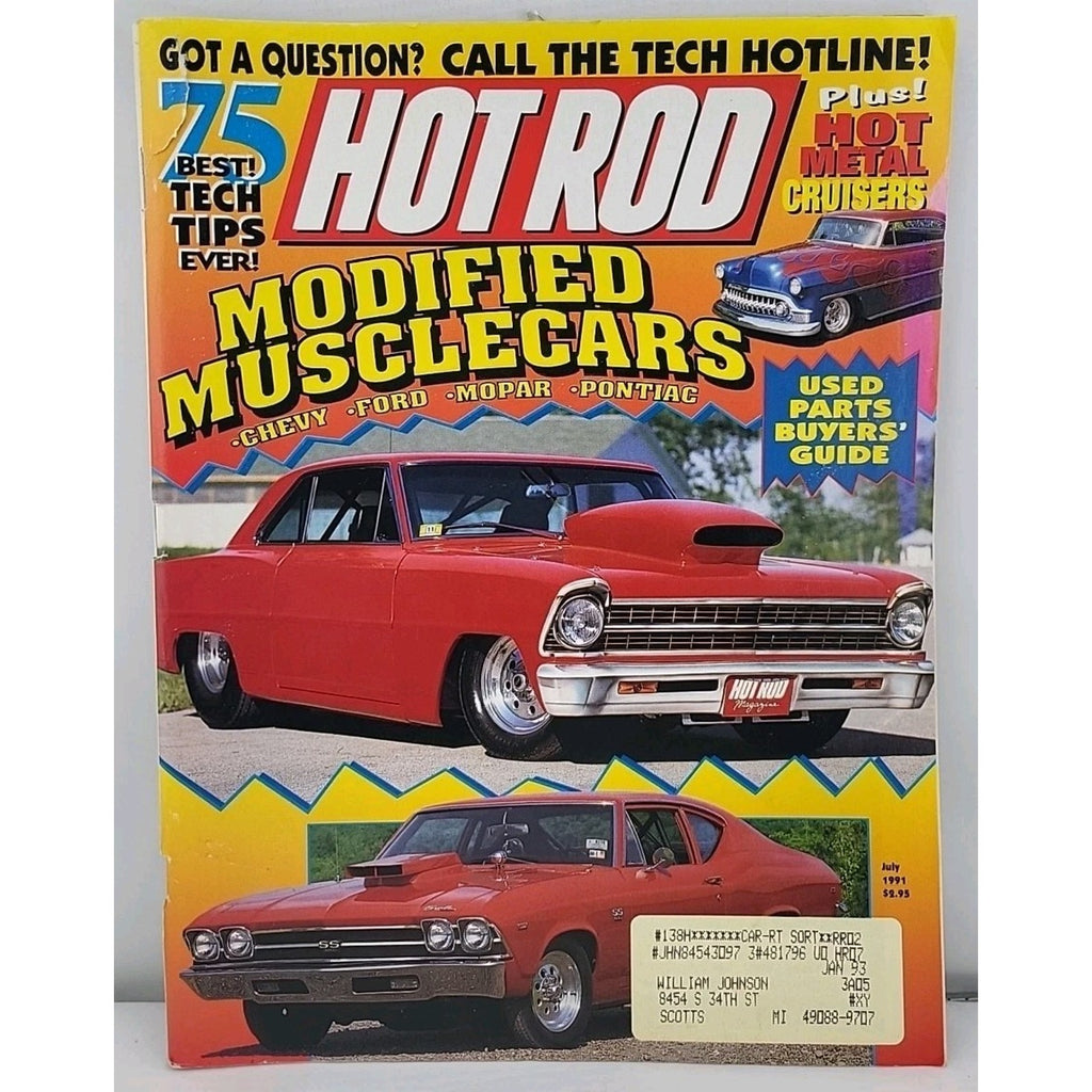 Hot Rod Magazine July 1991