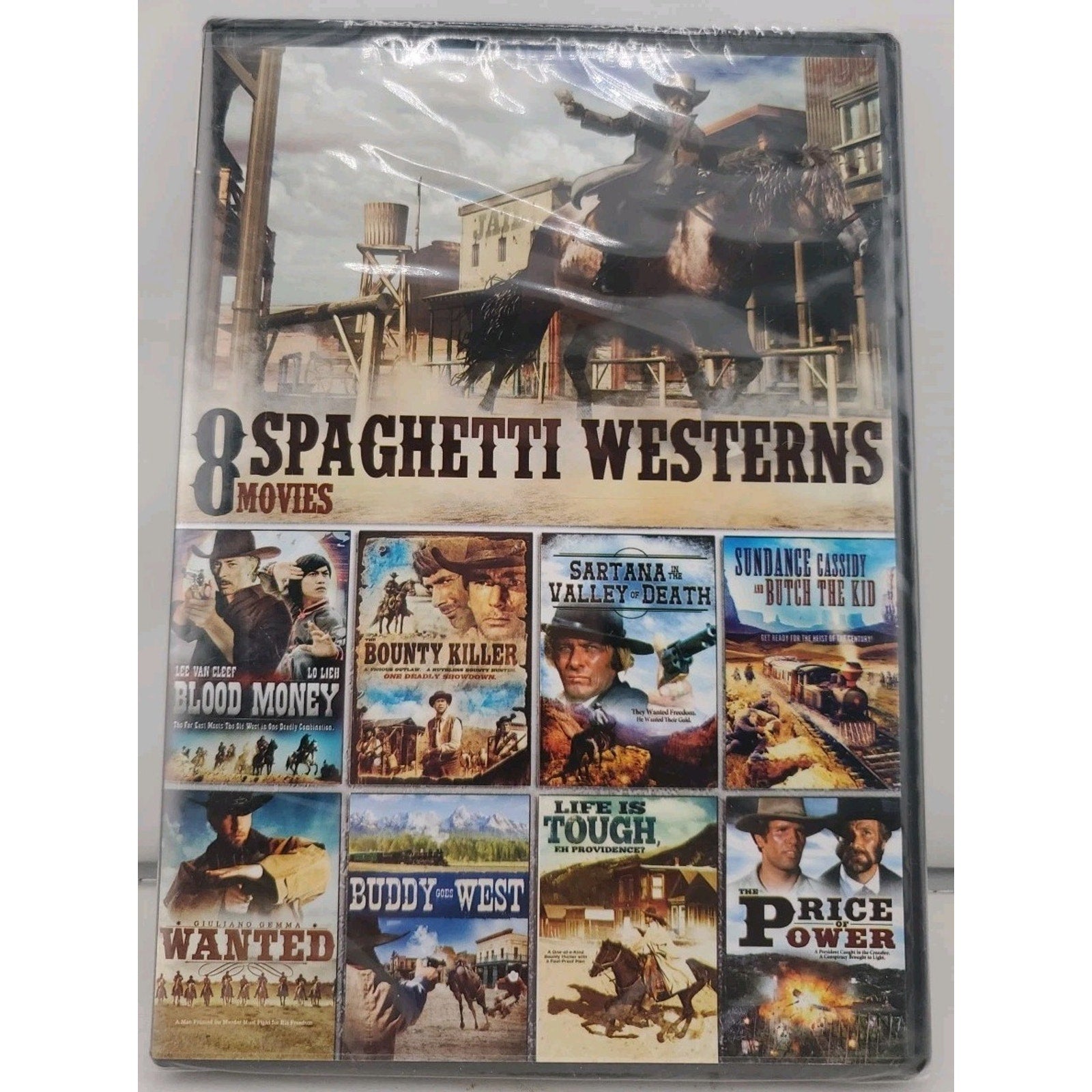 8 Movie Spaghetti Western Pack (DVD) *Brand New*