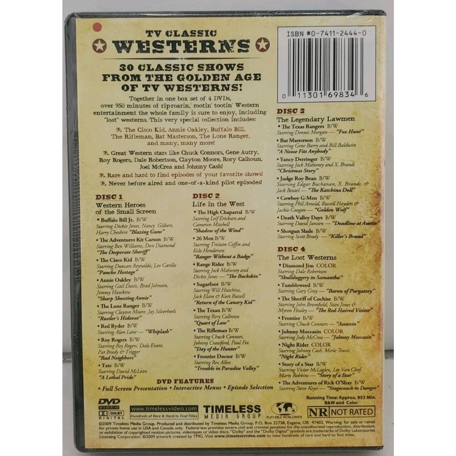 TV Classic Westerns (DVD) *Brand New*