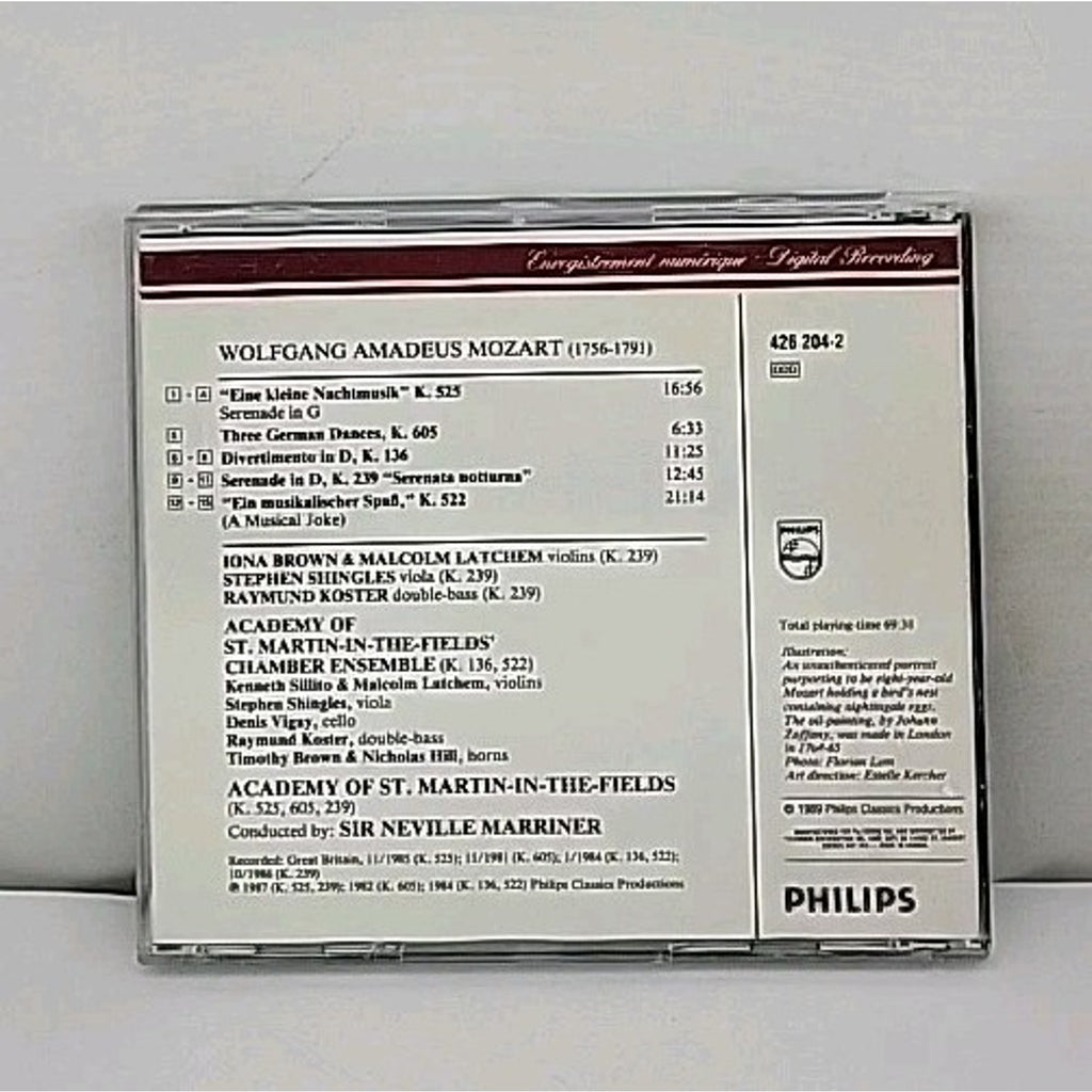 The Mozart Experience Vol. 4; Serenades, Divertimentos, Dances (CD, 1989)