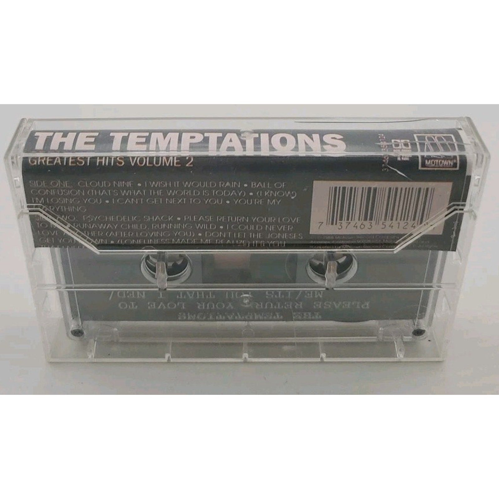 The Temptations Greatest Hits Volume 2 Rock Album Cassette