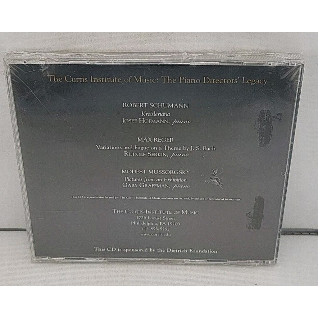 The Curtis Institute Of Music: The Piano Directors' Legacy CD *Brand New*