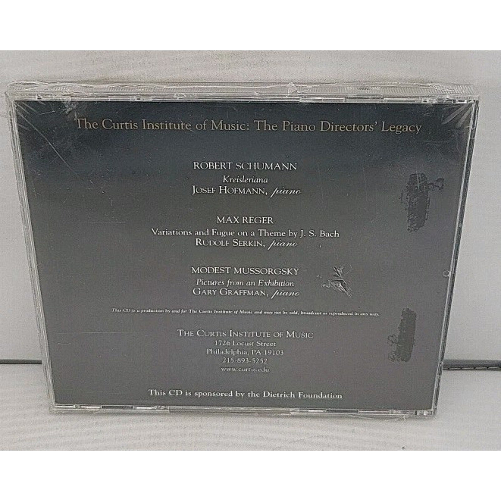 The Curtis Institute Of Music: The Piano Directors' Legacy CD *Brand New*